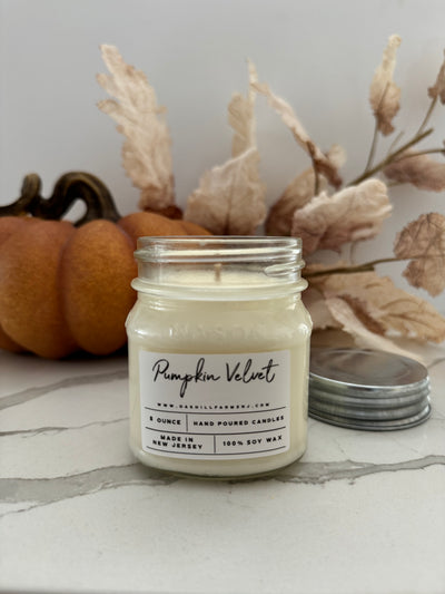 Pumpkin Velvet Soy Wax Candle