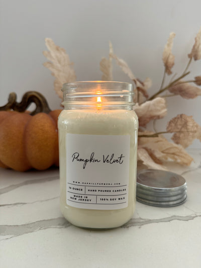 Pumpkin Velvet Soy Wax Candle