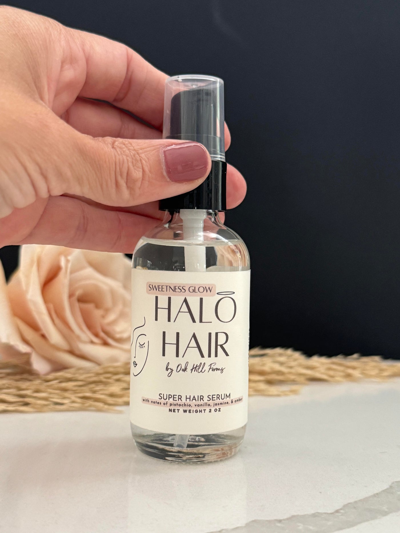 Halo Hair: Sweetness Glow Super Natural Hair Serum