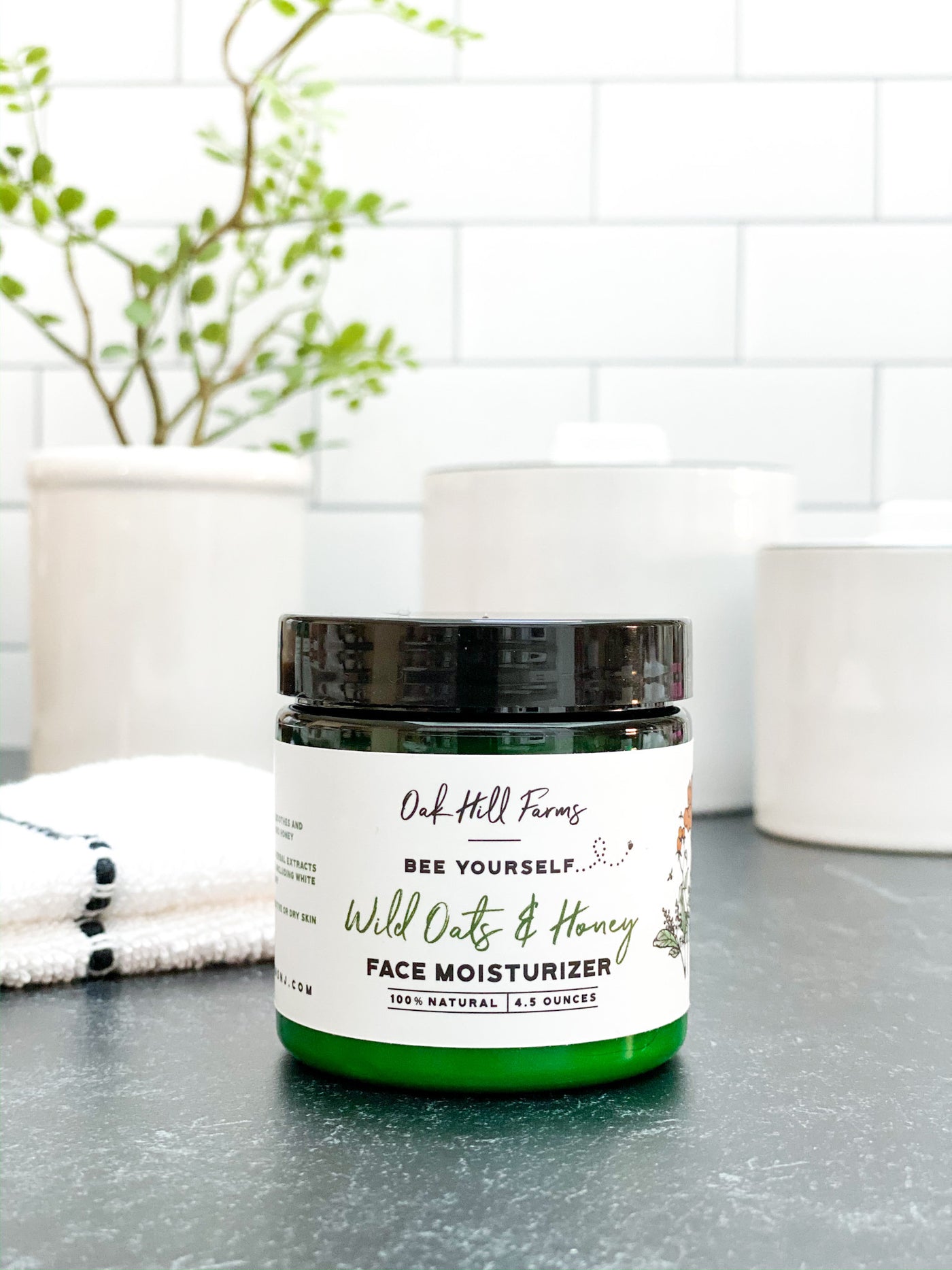 FACE MOISTURIZER - Wild Oats & Honey (won't be restocked until February. Check our other moisturizer)